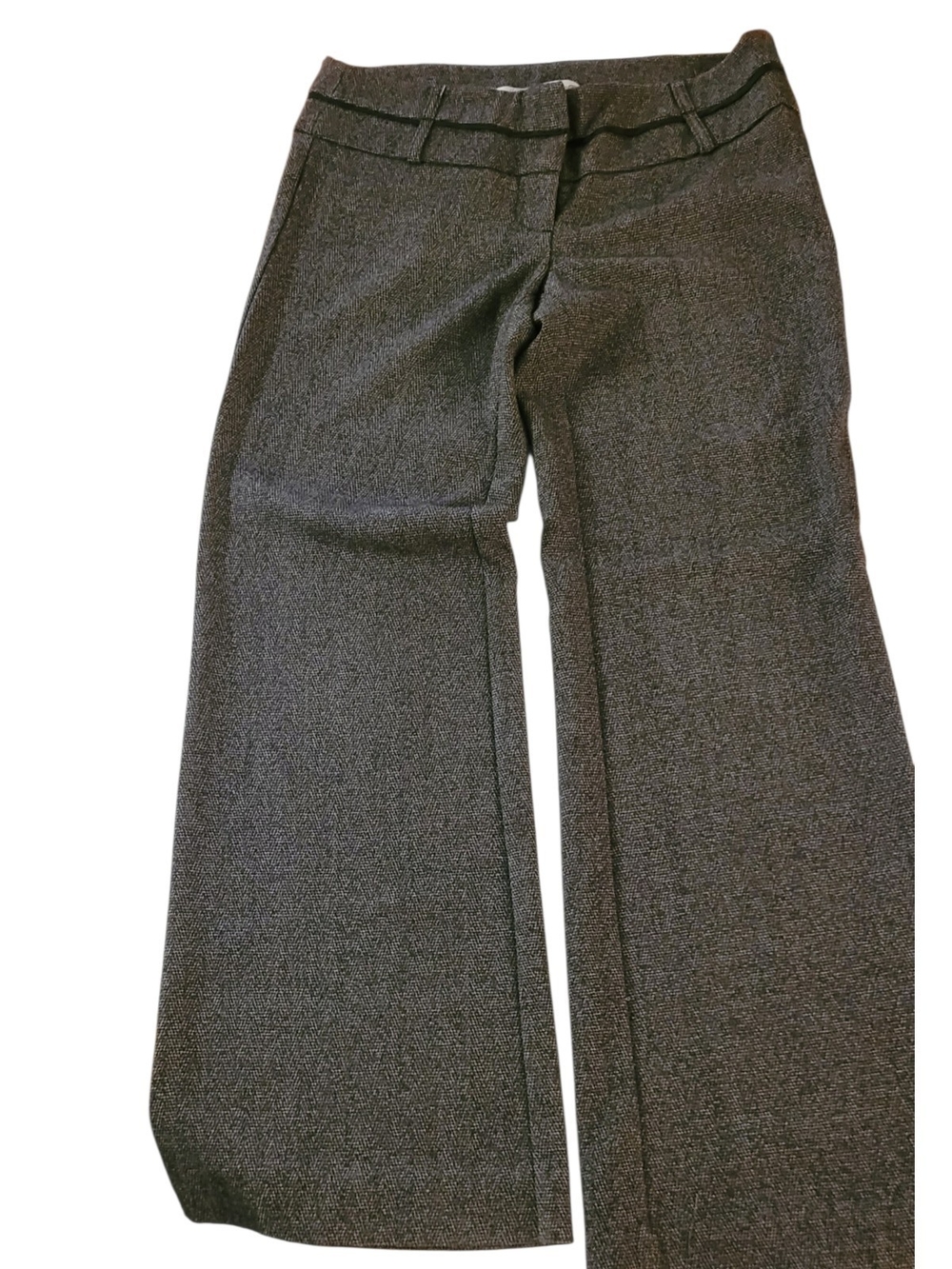 Dynamite Wide-Leg Dress Pants in Charcoal Gray